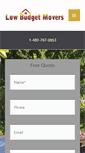 Mobile Screenshot of lowbudgetmovers.net